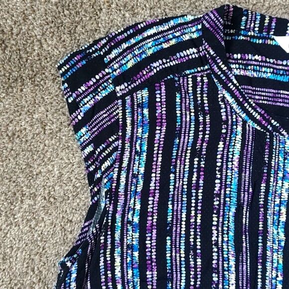 Northern Reflections Size Large 100% Rayon Button Down Top - Picture 3 of 9